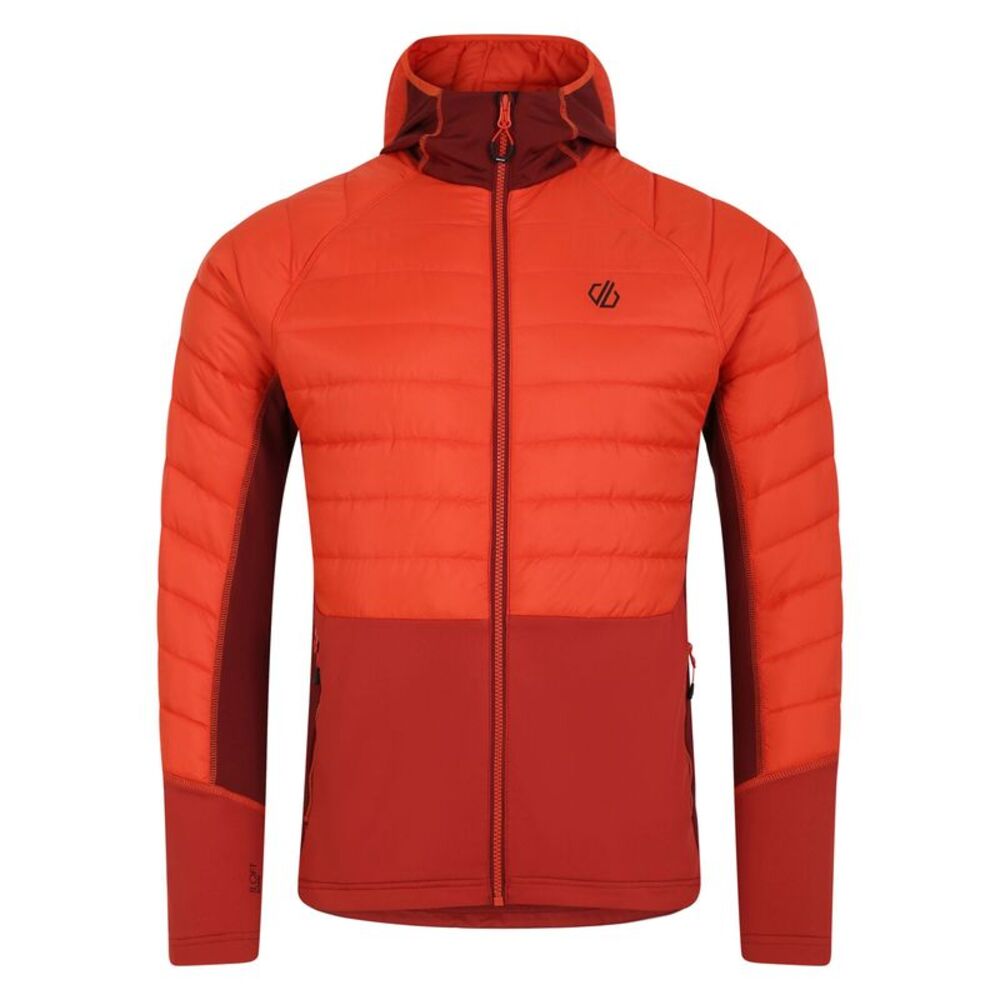 Dare 2B Mens Descending Hybrid Jacket / Cinnamon/Tuscan Red